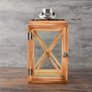 Yates Wooden Lantern - Large