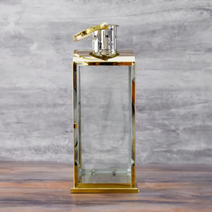Wynston Golden Lantern - Medium - Home Artisan