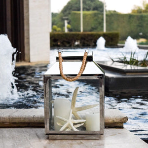 Augustin Stainless Steel Lantern