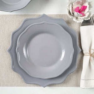 Grey Lotus Side Plate - Set of 4