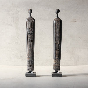 Maasai Women Sculptures (Set of 2)
