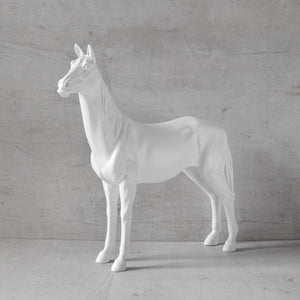 Alastor Horse Sculpture - White