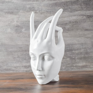 On Her Fingertips Sculpture