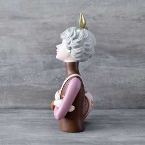 Harper with a Satchel