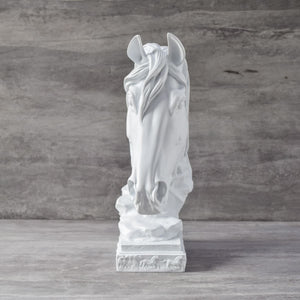 Elwood Horse Sculpture - White