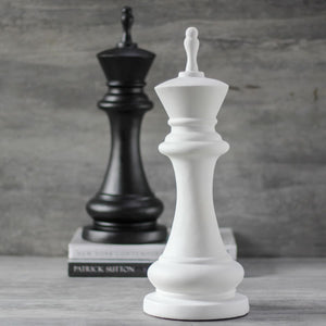 Chess King Sculpture - White