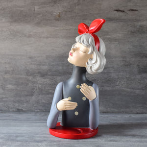 Heidi Wine Bottle Holder Sculpture