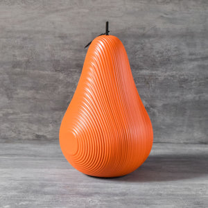 Corinna Orange Pear Sculpture