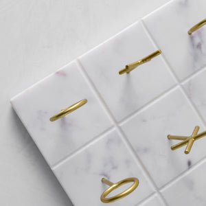 Niamh Ivory and Gold Tic-Tac-Toe Set