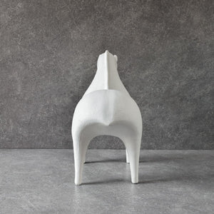 Harpalos White Horse Sculpture