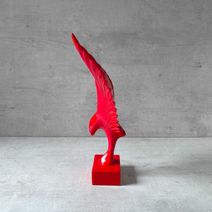 Rio Red Falcon Sculpture