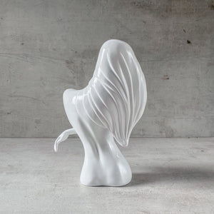 Alessia White Woman Sculpture
