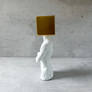Massimo Cube Head Sculpture