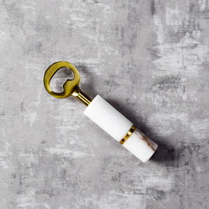 Irving Marble and Brass Bottle Opener