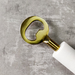 Irving Marble and Brass Bottle Opener