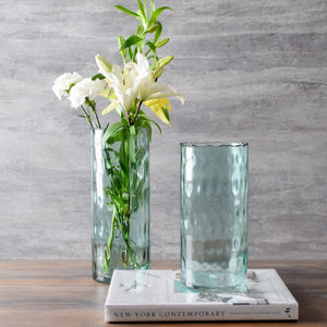 Visenna Sea Green Glass Vase - Tall