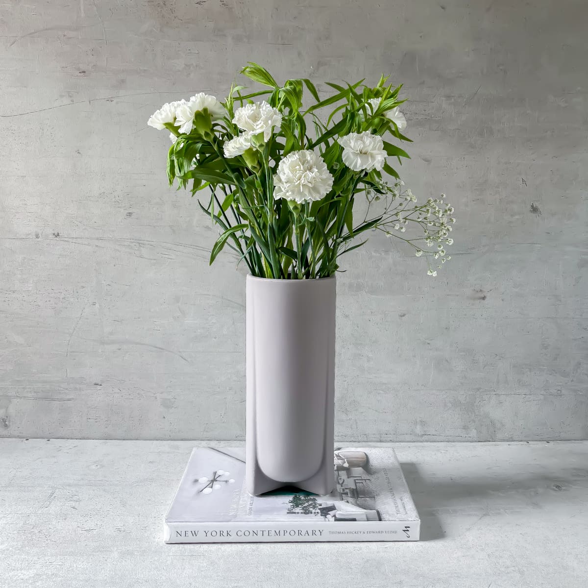 Bardo Grey Ceramic Vase - Home Artisan