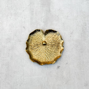 Lotus Leaf Ceramic Wall Sculptures - Set of 3