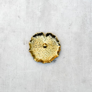 Lotus Leaf Ceramic Wall Sculptures - Set of 3