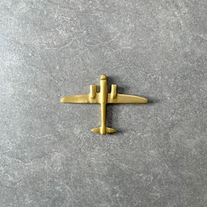 Langley Golden Plane Wall Sculpture