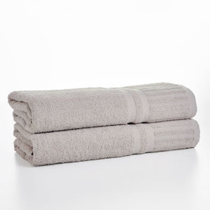 Scenic Towel Set (Light Grey) by Houmn