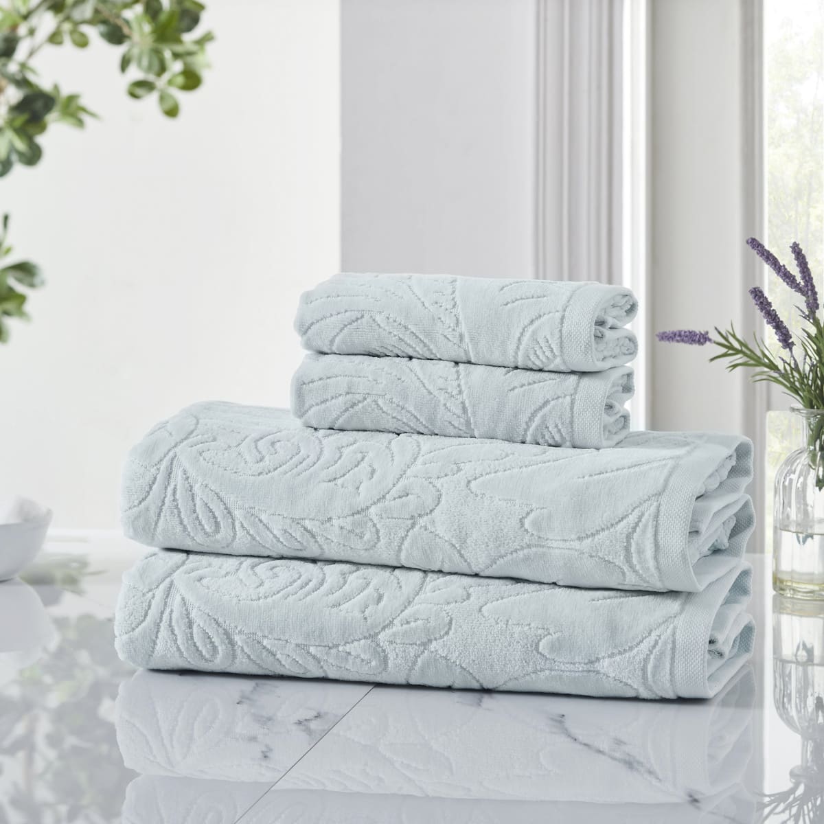 Accent Towel Set (Sprout Green) - Home Artisan