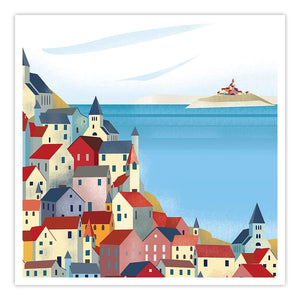 Illustrated Italian Landscape IV
 - Home Artisan