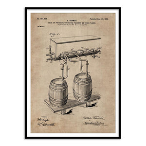 Patent Document of a Cold Air Pressure Apparatus for Beer - Home Artisan