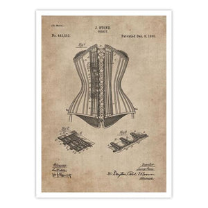 Patent Document of a Corset - Home Artisan