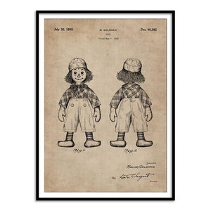 Patent Document of a Doll - Home Artisan