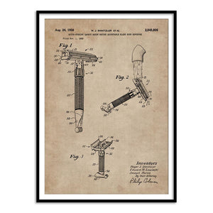 Patent Document of a Razor - Home Artisan