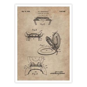 Patent Document of a Toilet Seat & Cover - Home Artisan