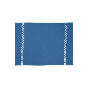 Cubes Moonlight Blue Placemats (Set of 4) by Veda Homes