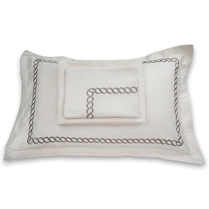 Petals Cream Cotton Sateen Bed Sheet by Veda Homes - Home Artisan