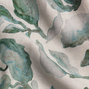 Cascade Teal Linen Bedspread by Sanctuary Living - Home Artisan