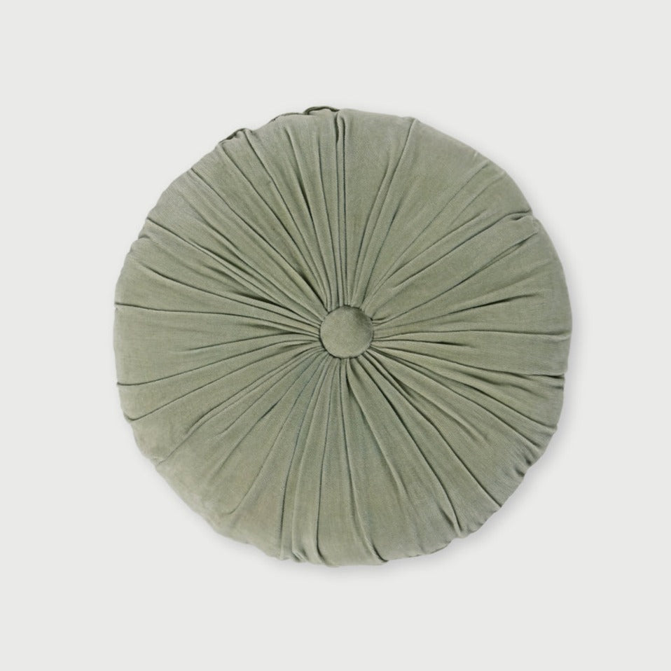 Cuddle Sage Round Cushion by Sanctuary Living - Home Artisan