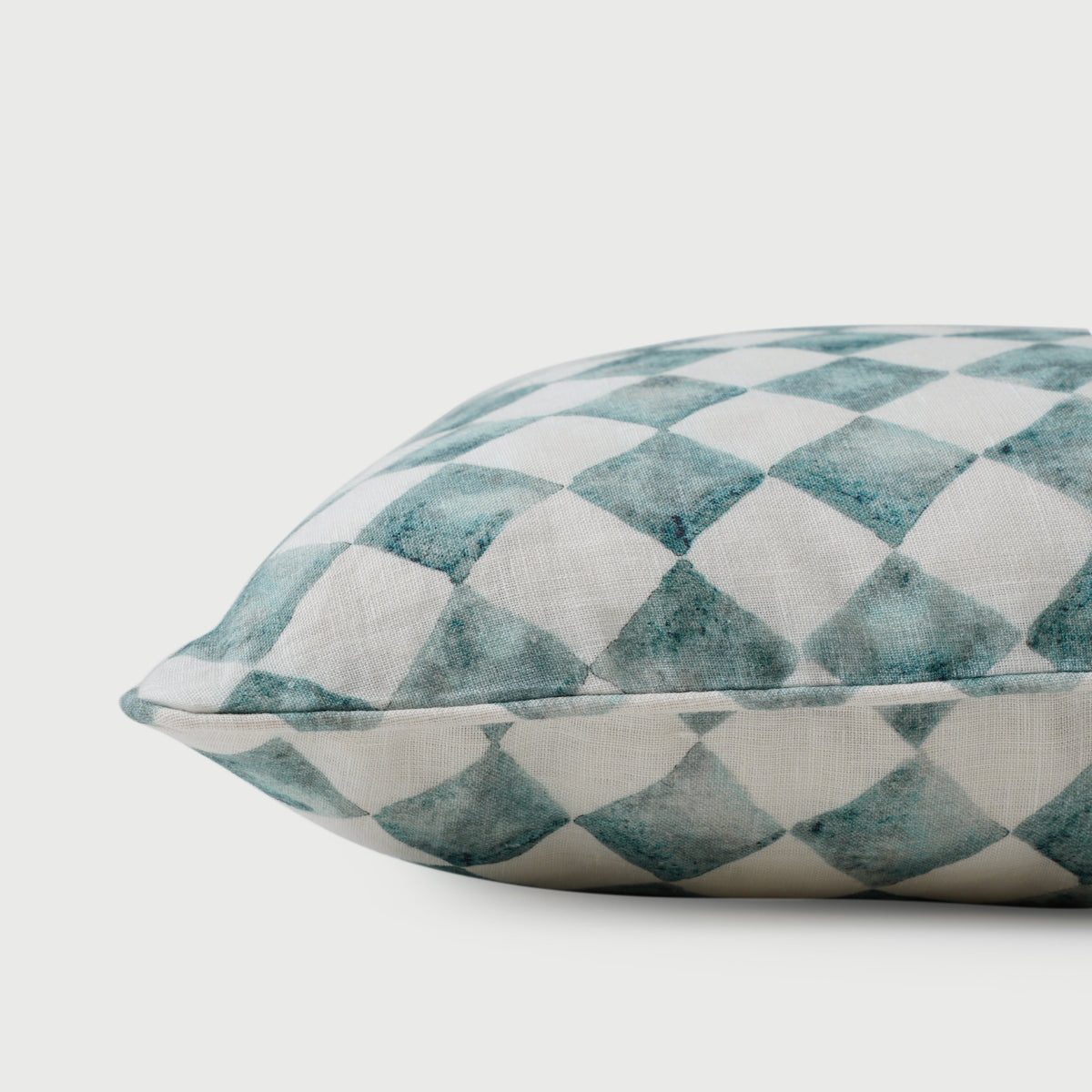 Checker Blue Cushion Cover by Sanctuary Living - Home Artisan