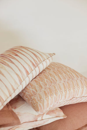 Mosaic Blush Oblong Cushion Cover by Sanctuary Living - Home Artisan