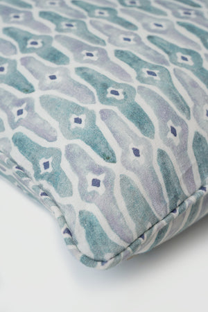 Mosaic Blue Cushion Cover by Sanctuary Living - Home Artisan