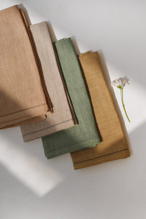 Fern Linen Table Napkin (Set of 2) by Sanctuary Living - Home Artisan
