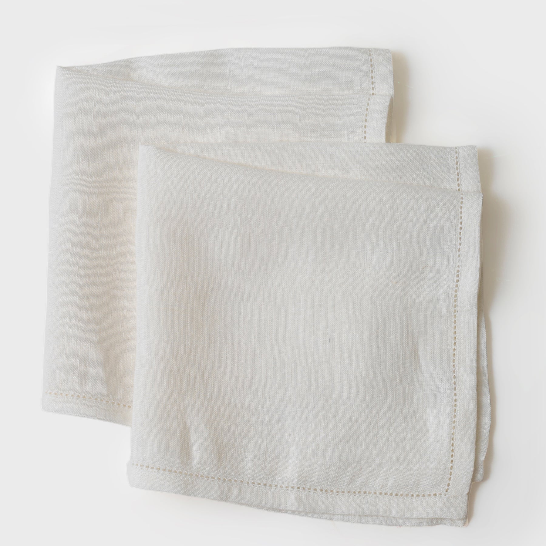 Linen White Table Napkin (Set of 2) by Sanctuary Living - Home Artisan