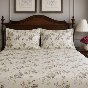 Eleanor Cottage Wildflowers 300TC Cotton Bed Sheet