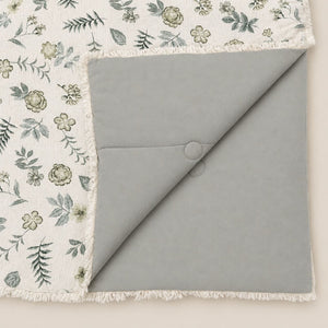 Sylvie Ivory & Sage Green Botanical 6-Piece King Size Comforter Bedding Set - Home Artisan
