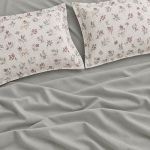 Elara Ivory & Sage Multicolour Floral 6-Piece King Size Comforter Bedding Set - Home Artisan