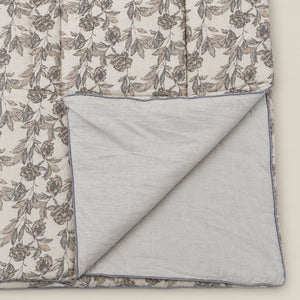 Cassia Taupe Botanical 6-Piece King Size Comforter Bedding Set - Home Artisan