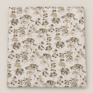 Verbena Beige Botanical Floral 6-Piece King Size Comforter Bedding Set - Home Artisan