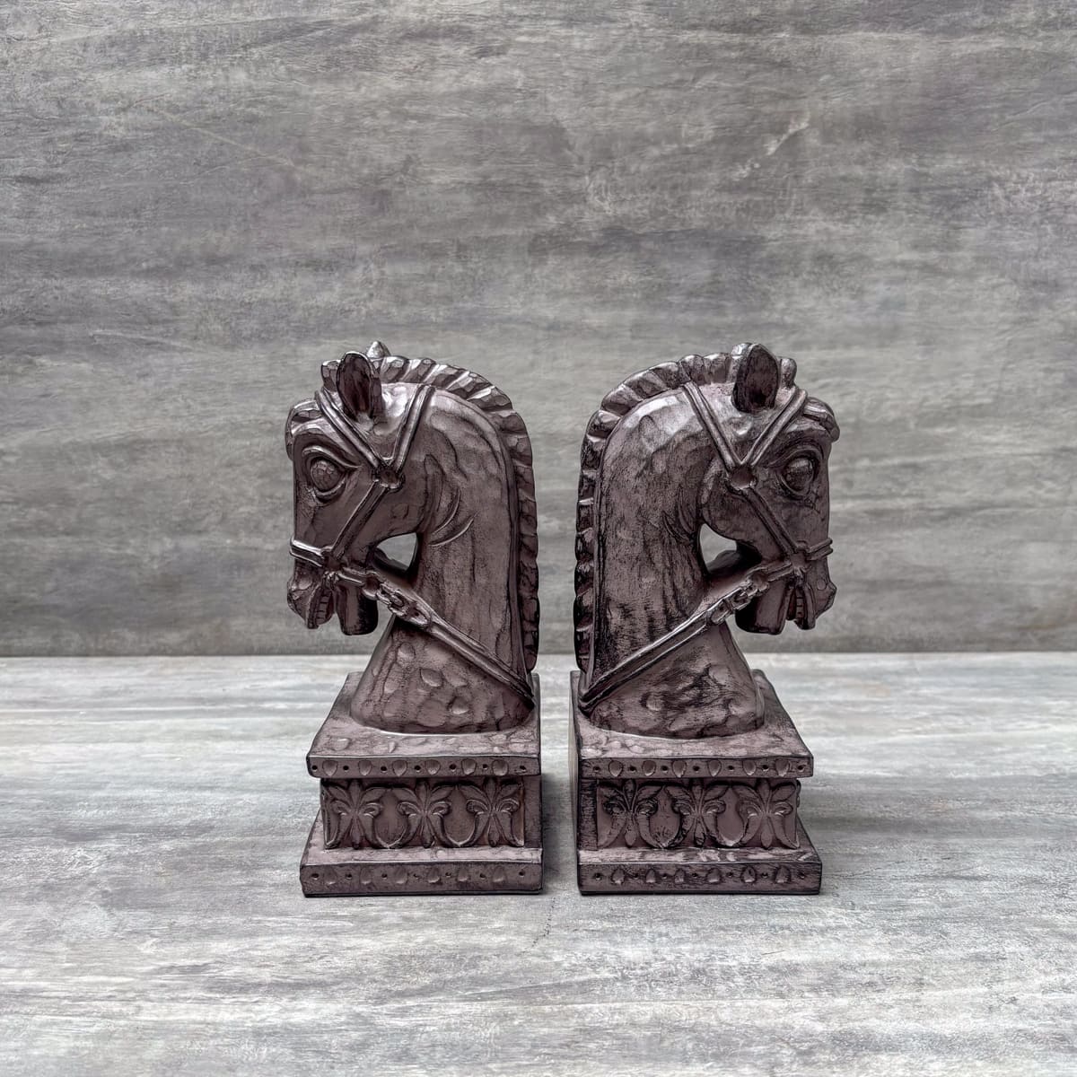 Vintage Horse Head Bookends - Home Artisan