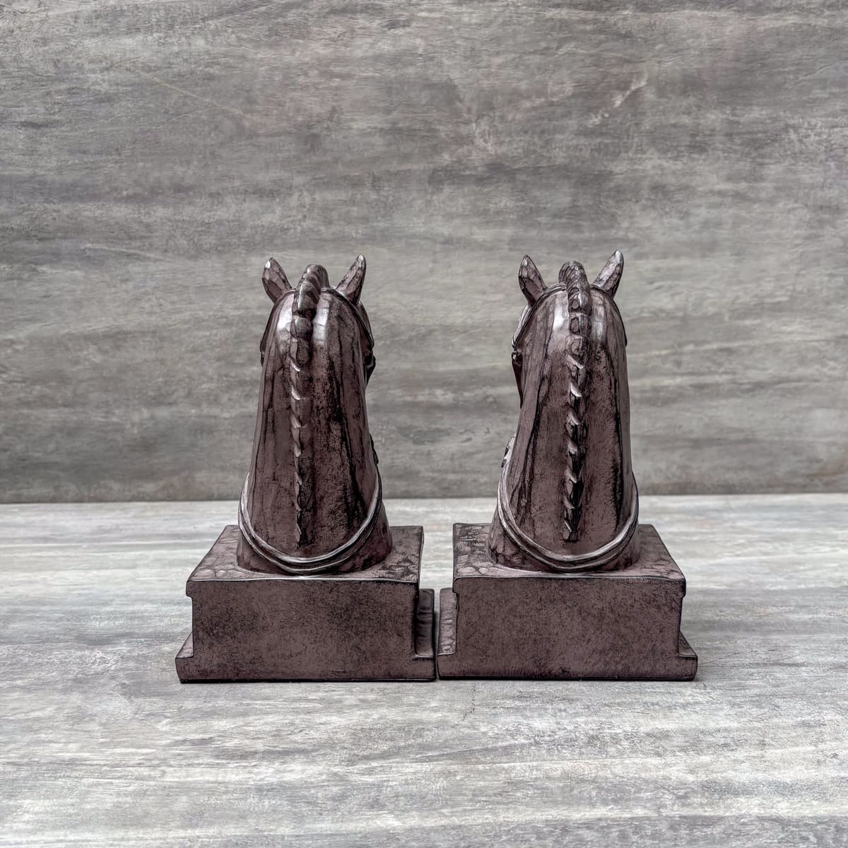 Vintage Horse Head Bookends - Home Artisan