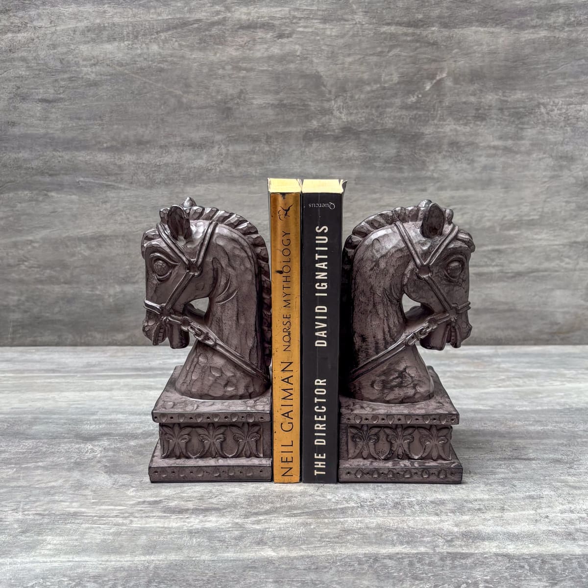 Vintage Horse Head Bookends - Home Artisan