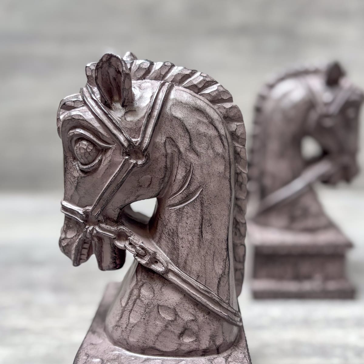 Vintage Horse Head Bookends - Home Artisan
